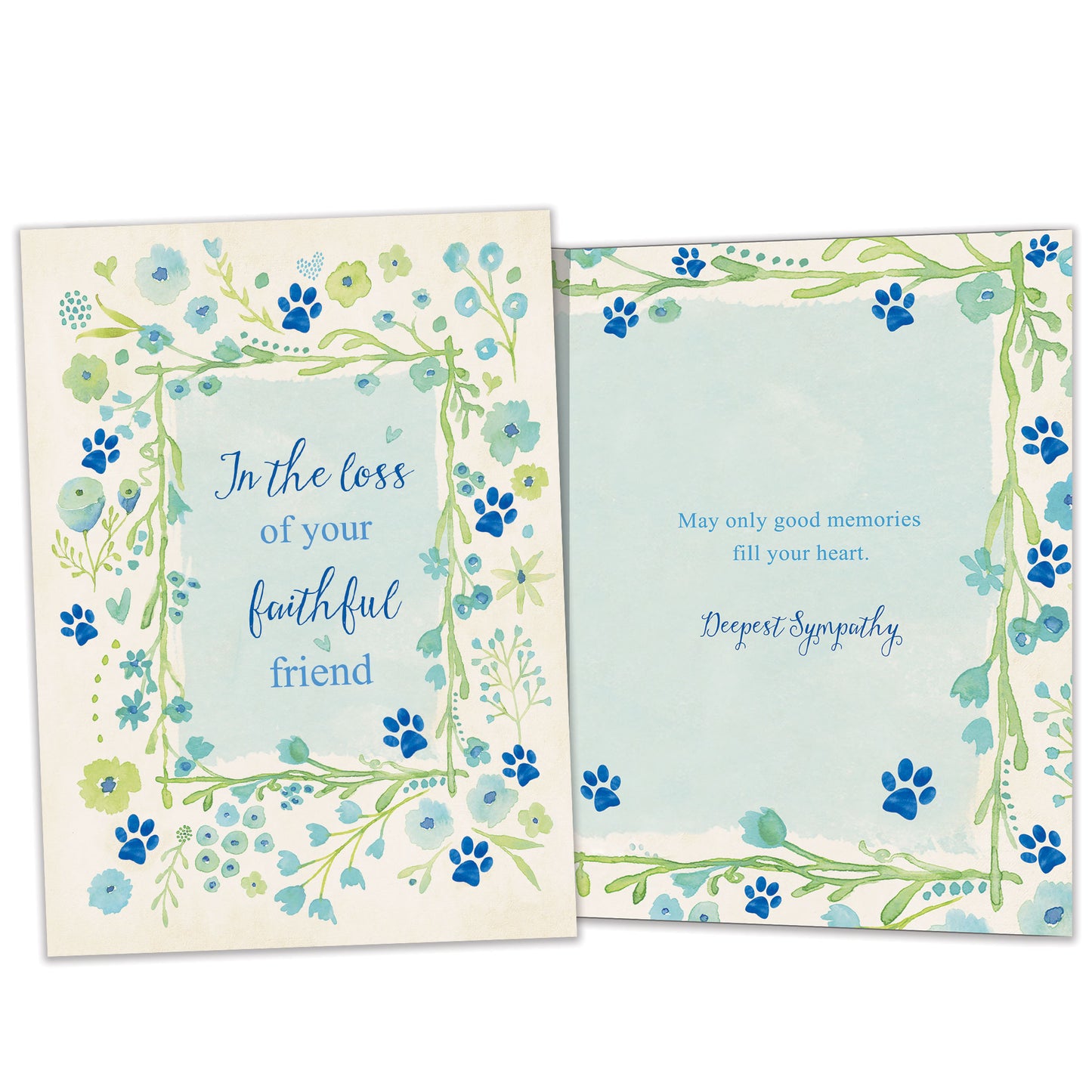Faithful Friend Pet Sympathy Card