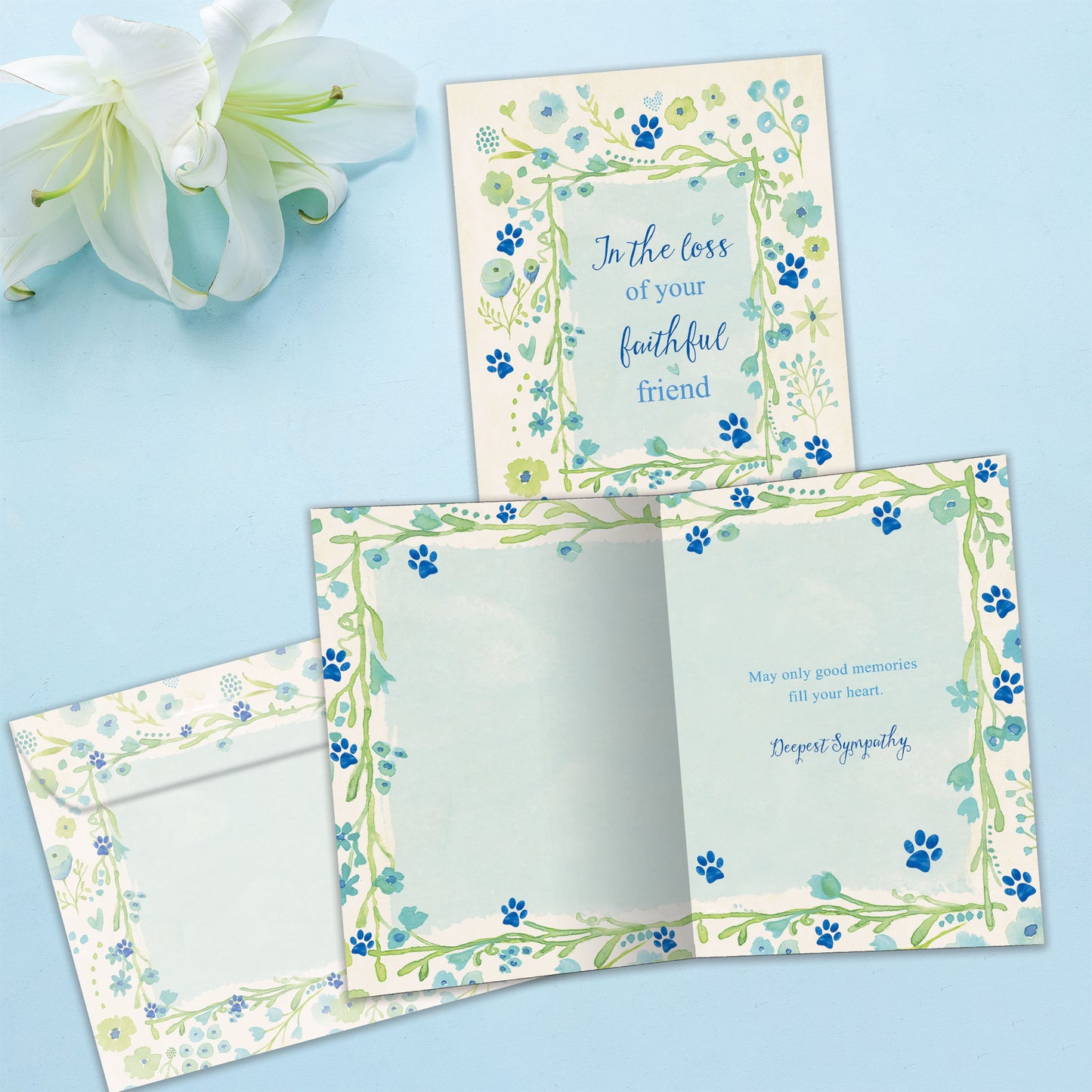Faithful Friend Pet Sympathy Card