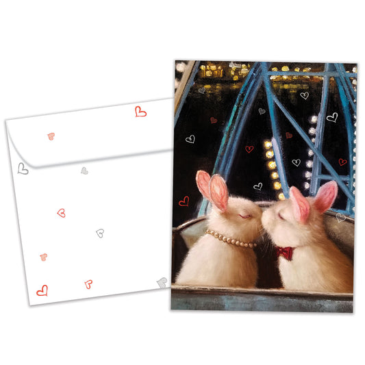 Love Bunnies Valentine’s Day Card