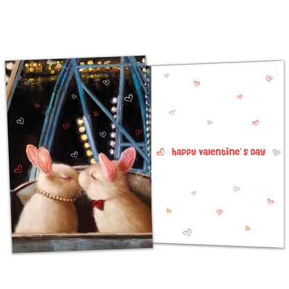Love Bunnies Valentine’s Day Card