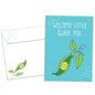 Welcome Sweet Pea New Baby Card