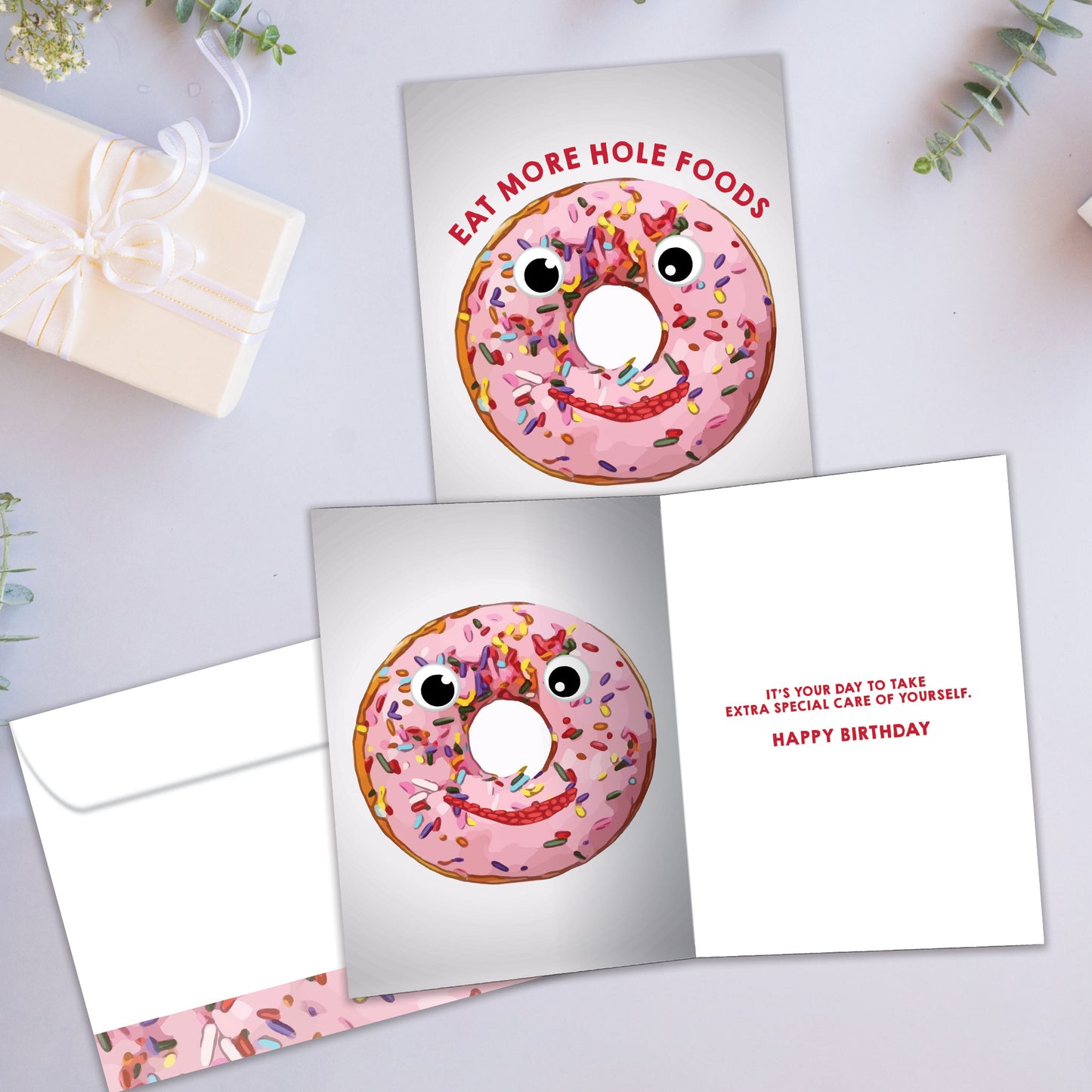 Hole Foods Birthday Card