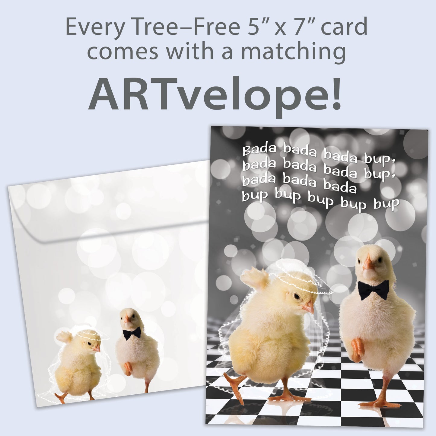 Chicken Dance Wedding Wedding Card