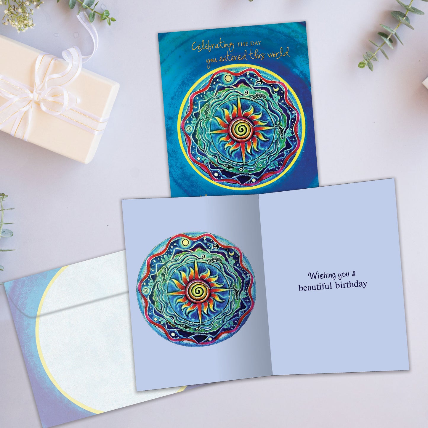 Celebrating The Day Birthday Card