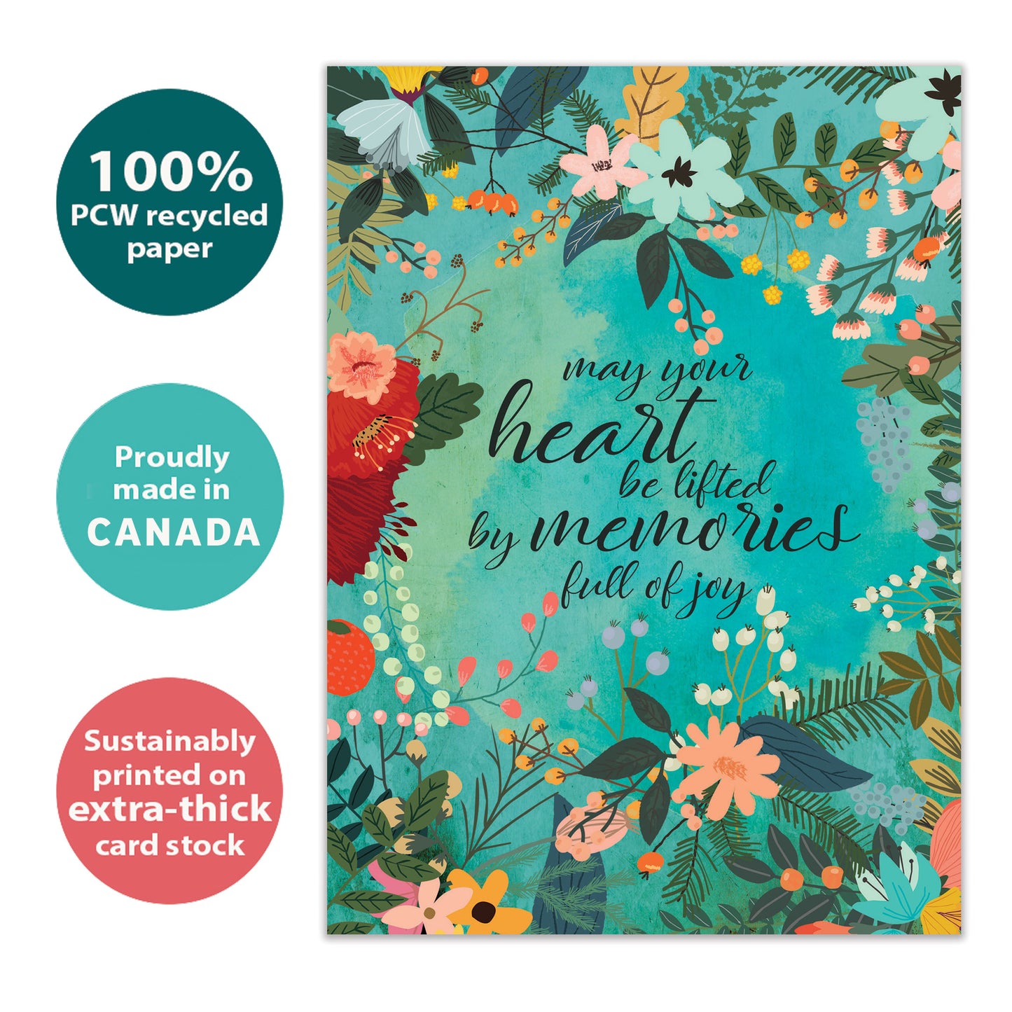 Lifted Sympathy Card