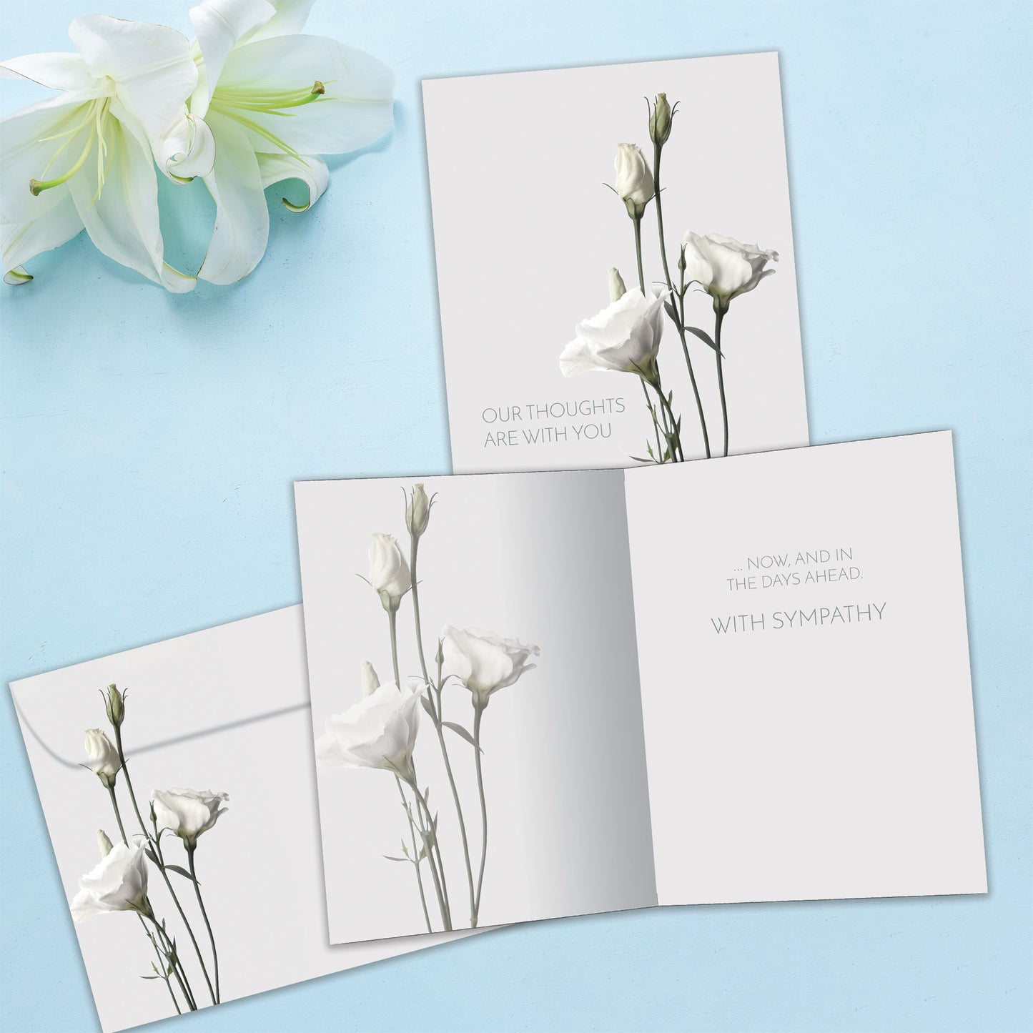 Elegant Thoughts Sympathy Card