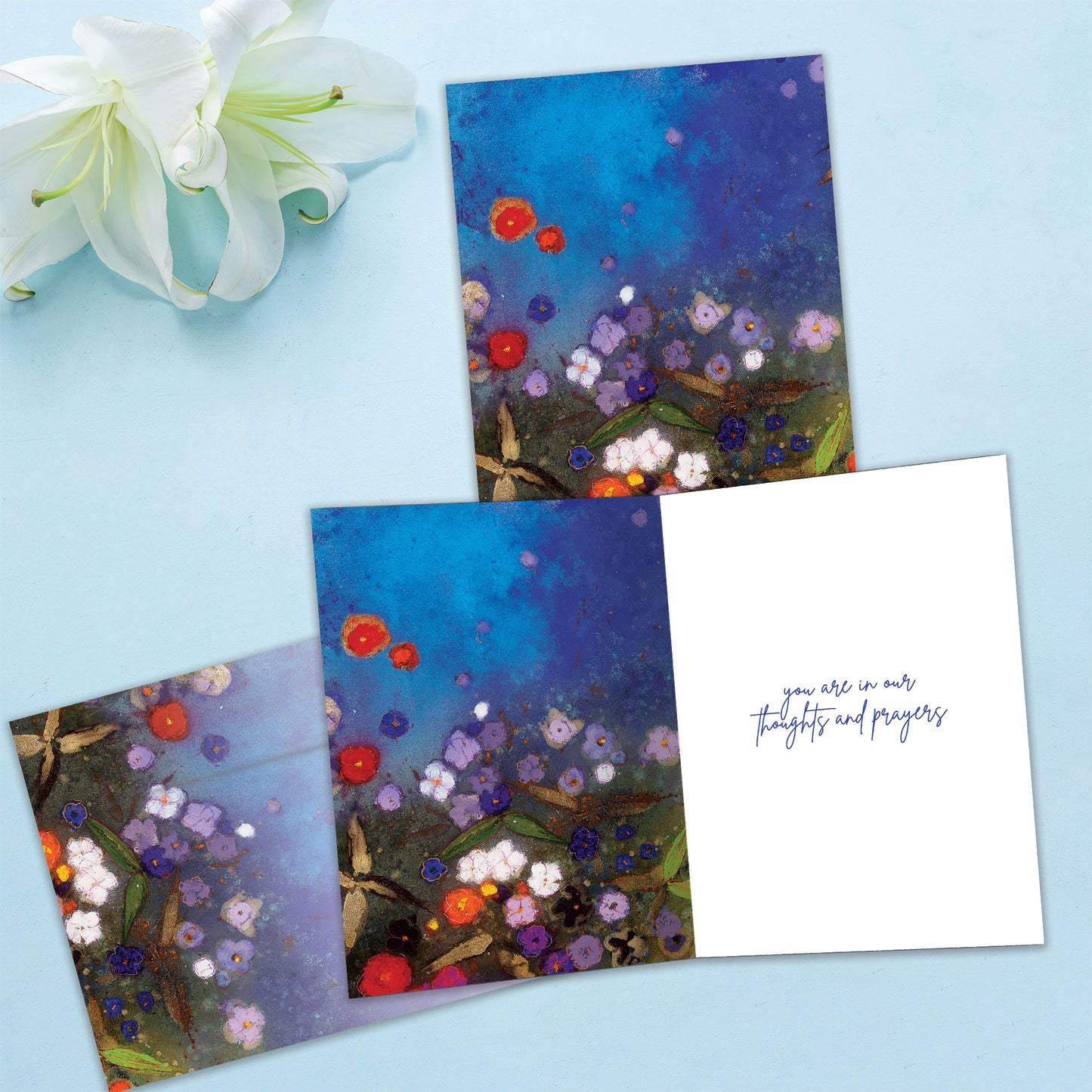 Glowing Garden Sympathy Card