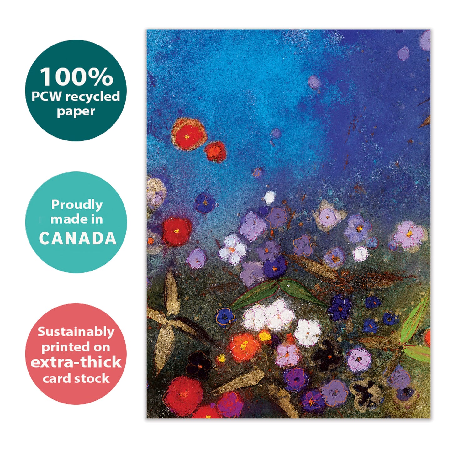 Glowing Garden Sympathy Card