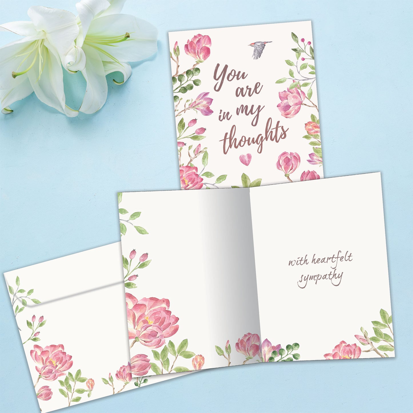 Simple Thoughts Sympathy Card