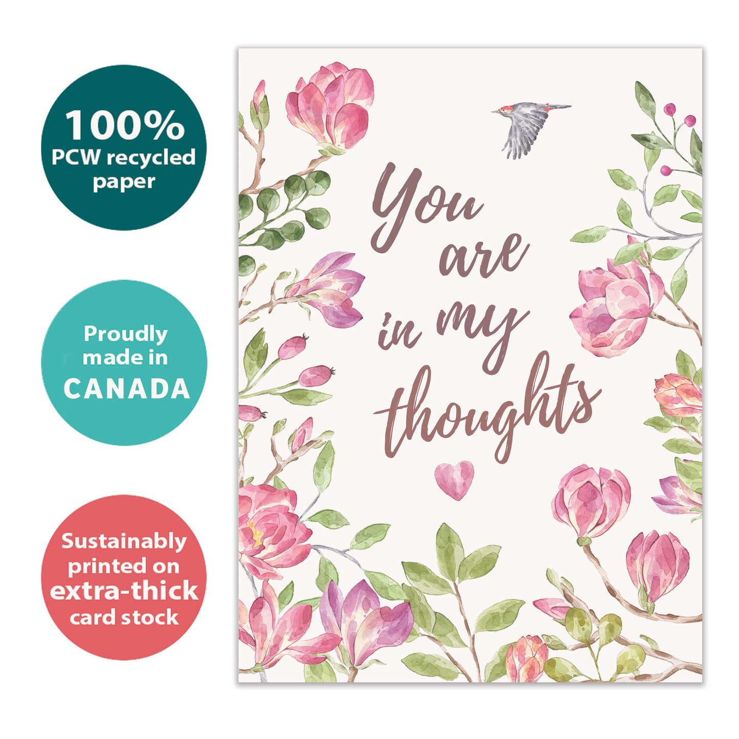 Simple Thoughts Sympathy Card