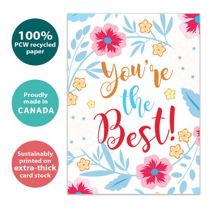 Best Thanks Thank You Card