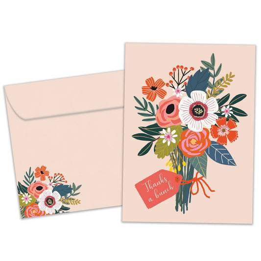 Thanks A Bunch Thank You Card