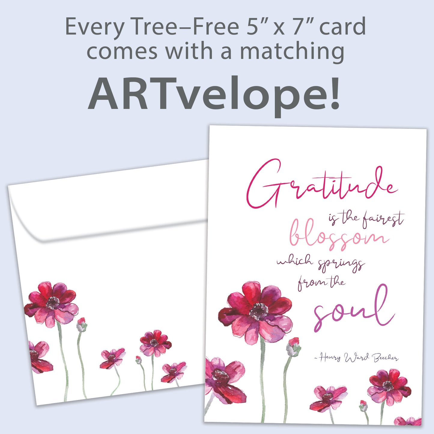 Gratitude Blossoms Thank You Card