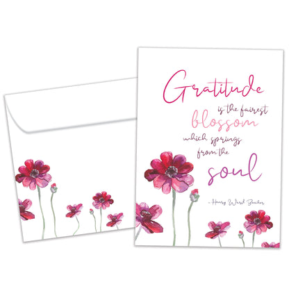 Gratitude Blossoms Thank You Card