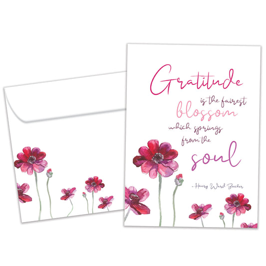 Gratitude Blossoms Thank You Card