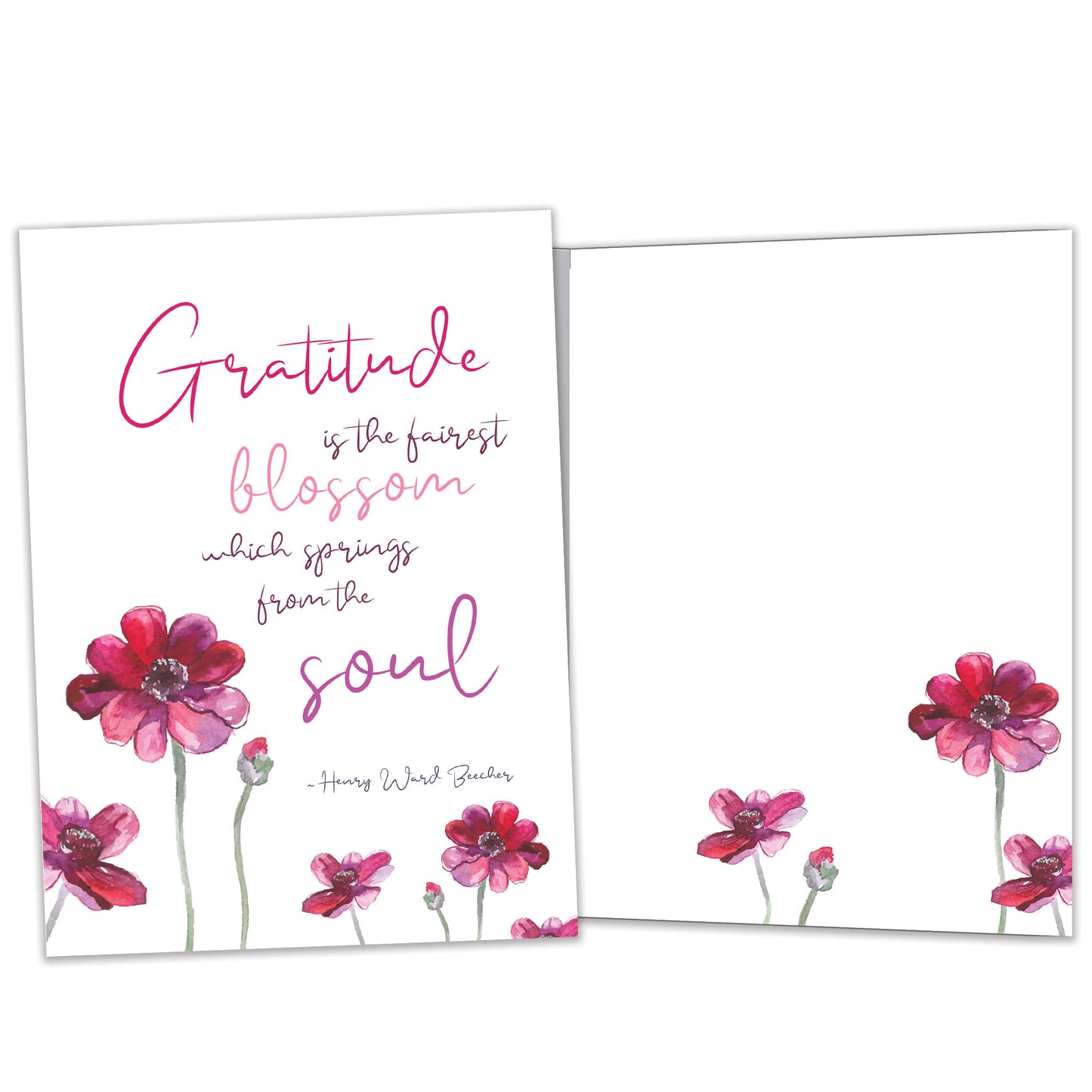 Gratitude Blossoms Thank You Card