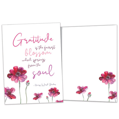 Gratitude Blossoms Thank You Card