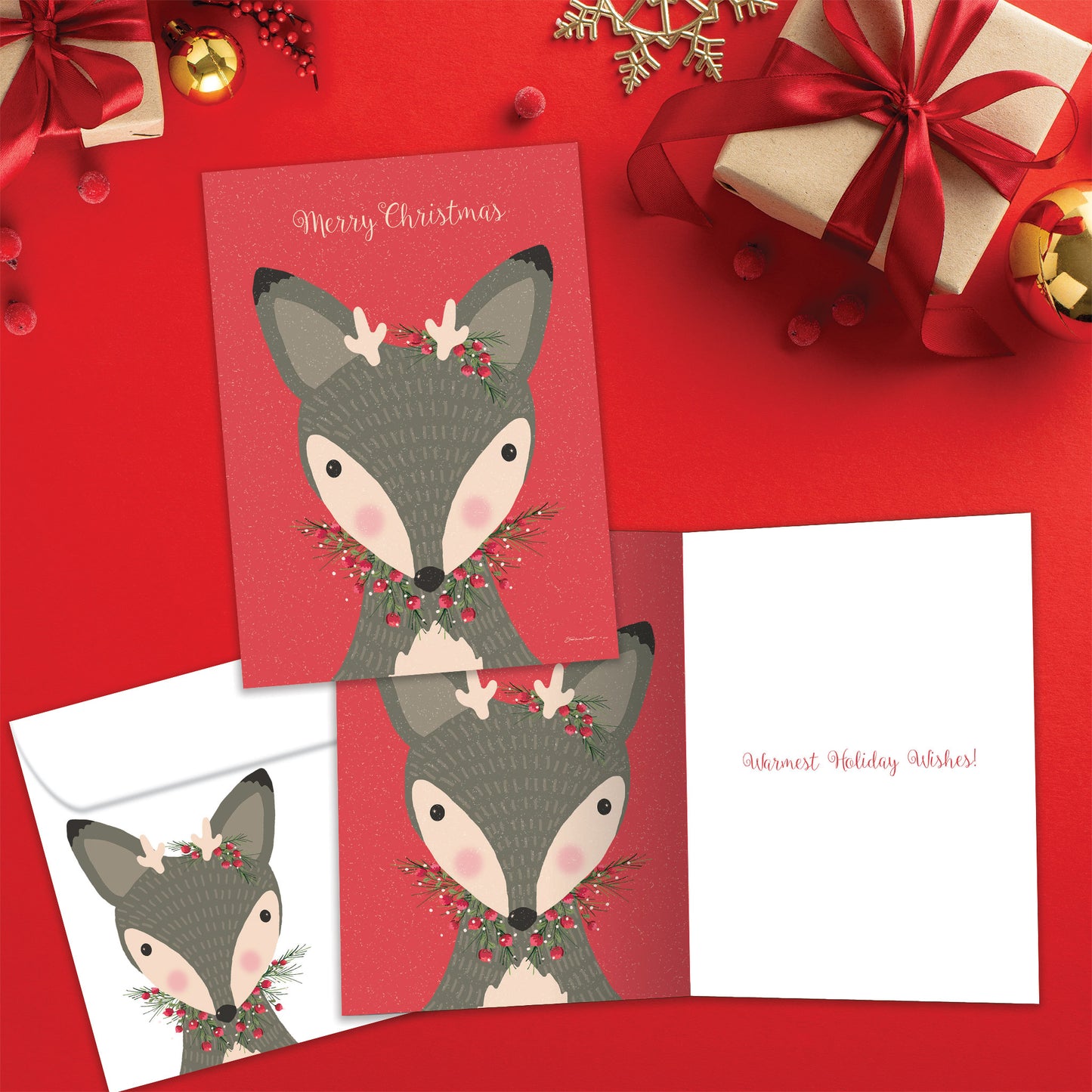 Deer Christmas Christmas Card