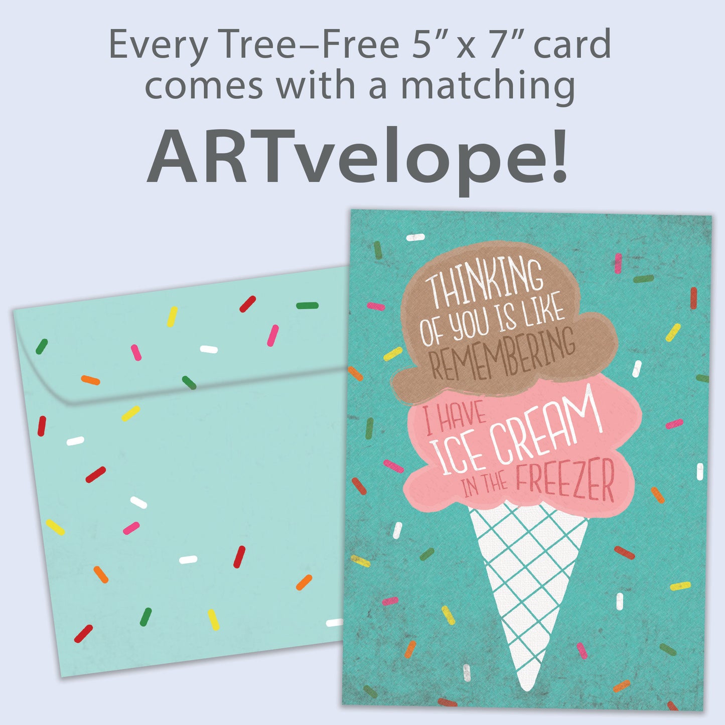Freezer Ice Cream Birthday Card