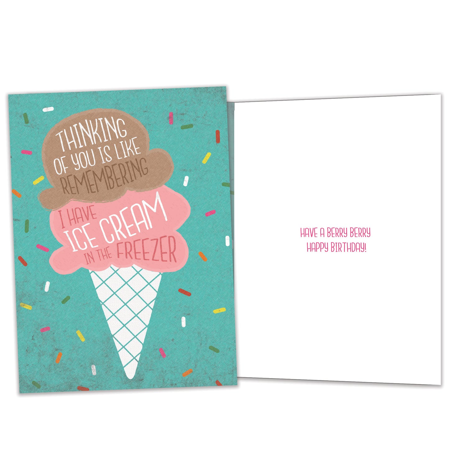 Freezer Ice Cream Birthday Card