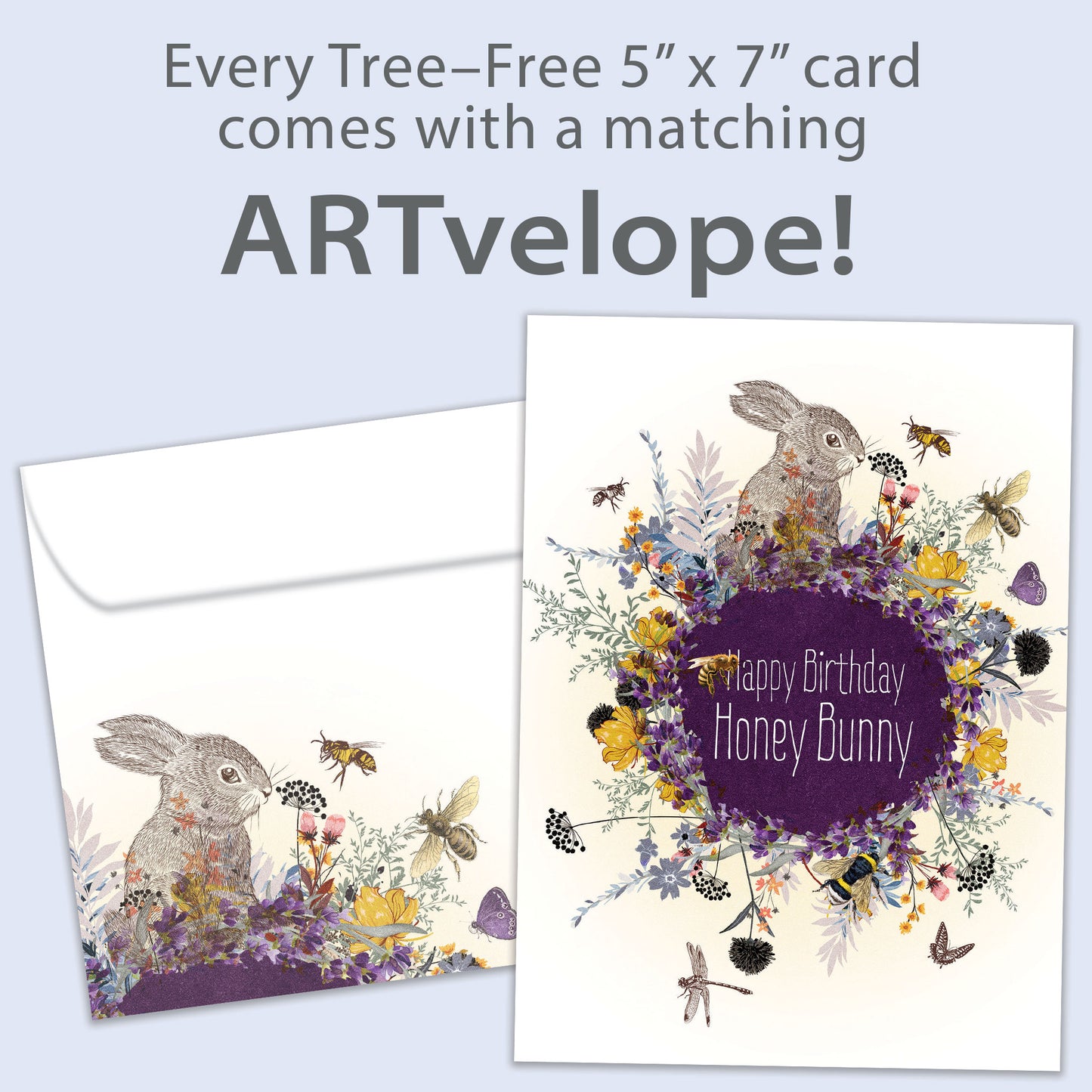 Honey Bunny Birthday Card