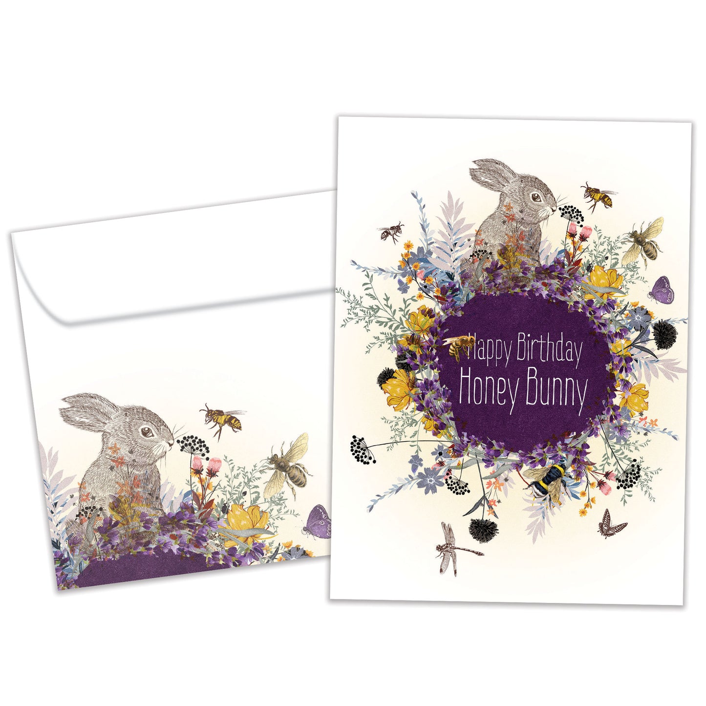Honey Bunny Birthday Card