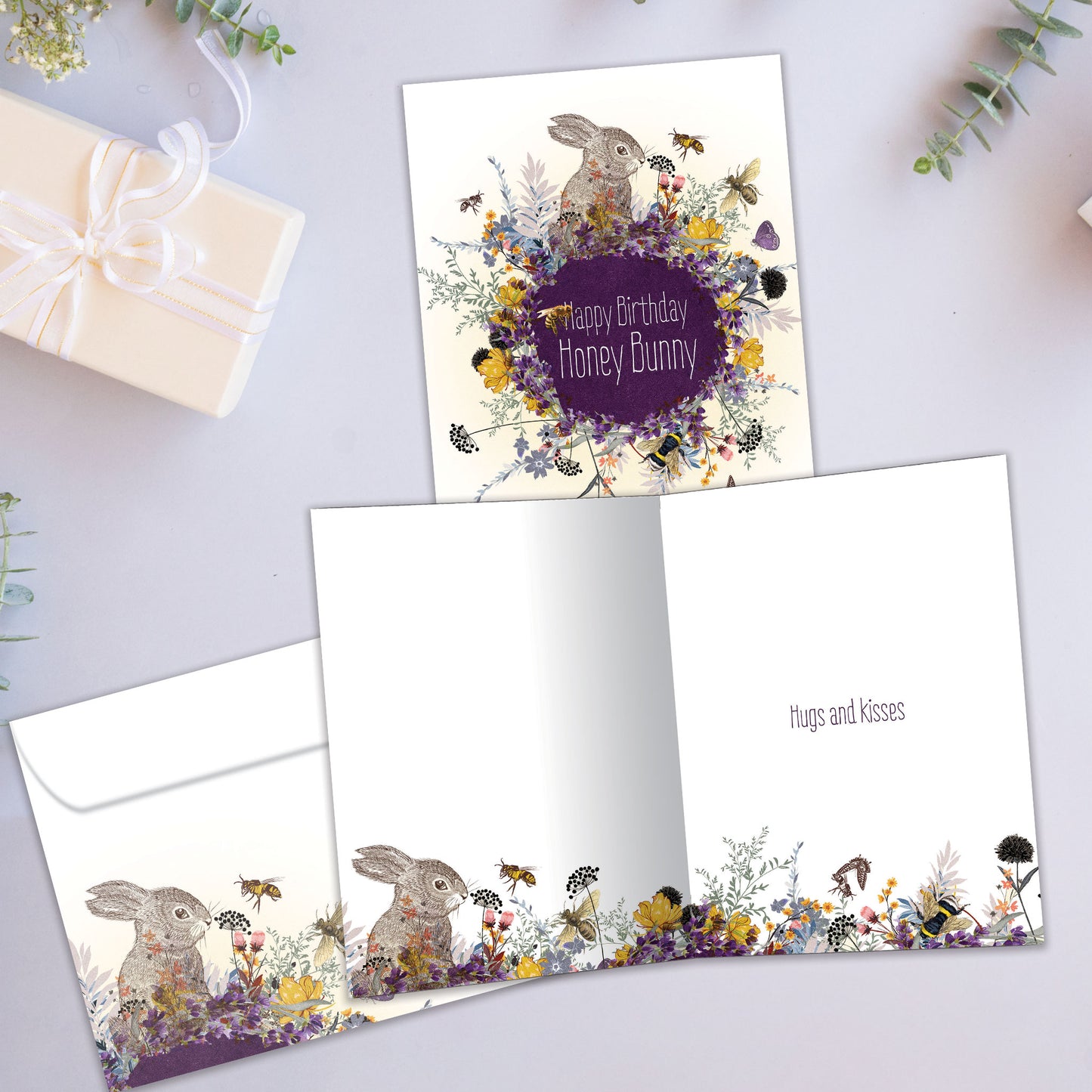 Honey Bunny Birthday Card
