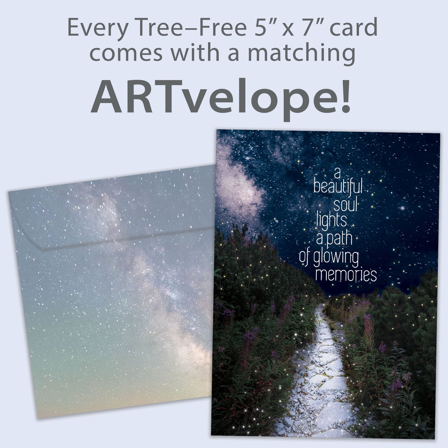Glowing Path Sympathy Card