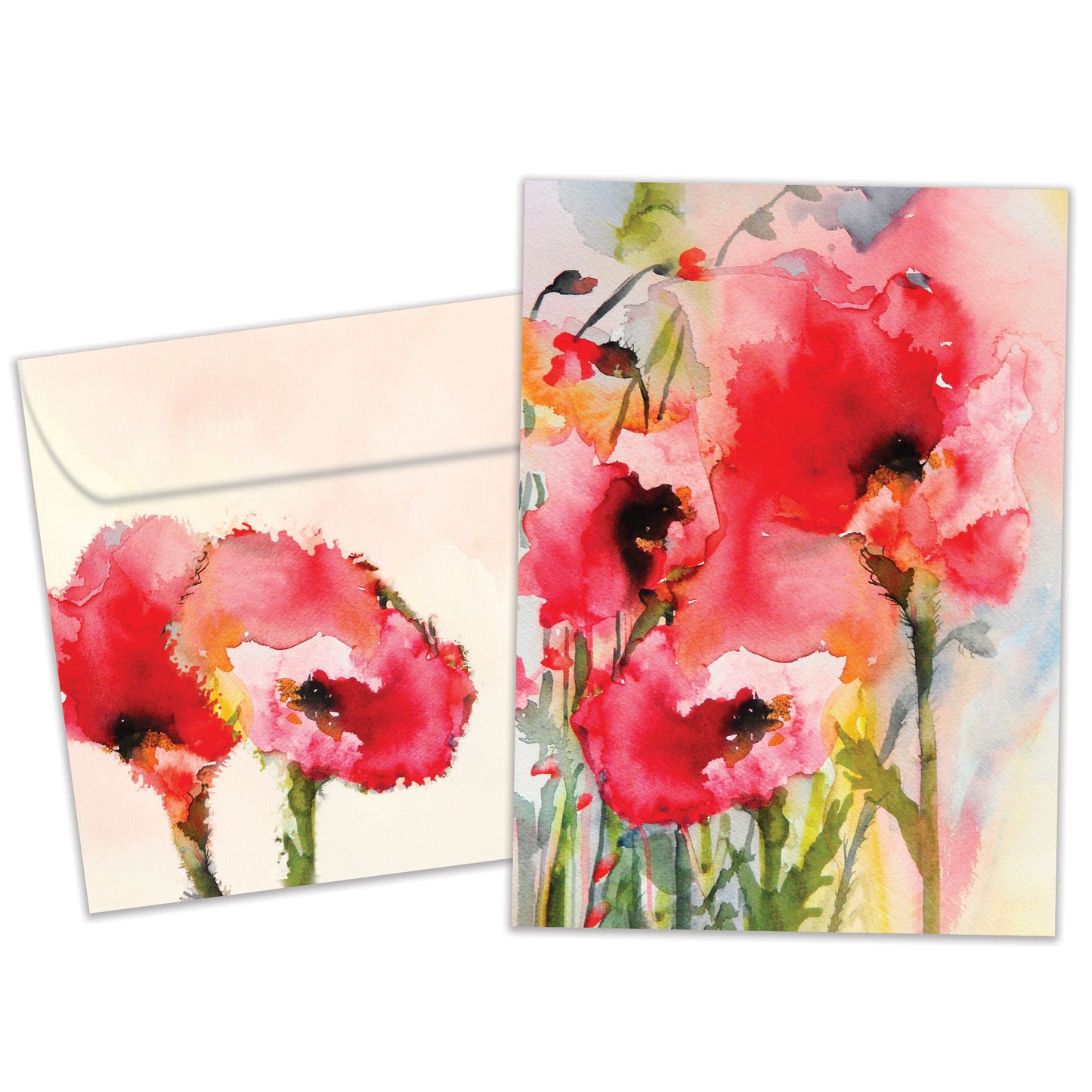 Floral Watercolor Sympathy Card