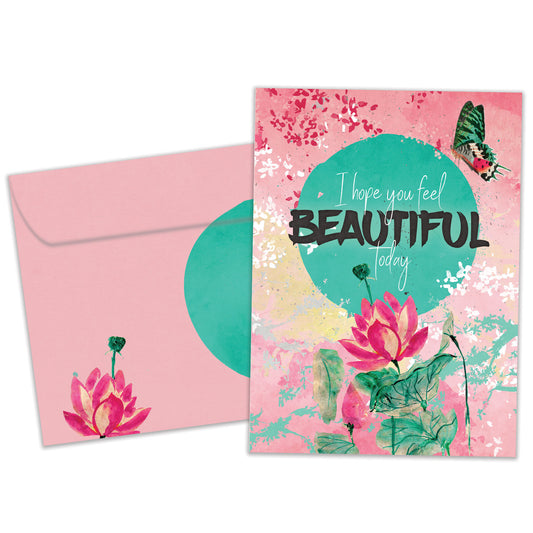 Inside And Out Beauty Thinking of You Card
