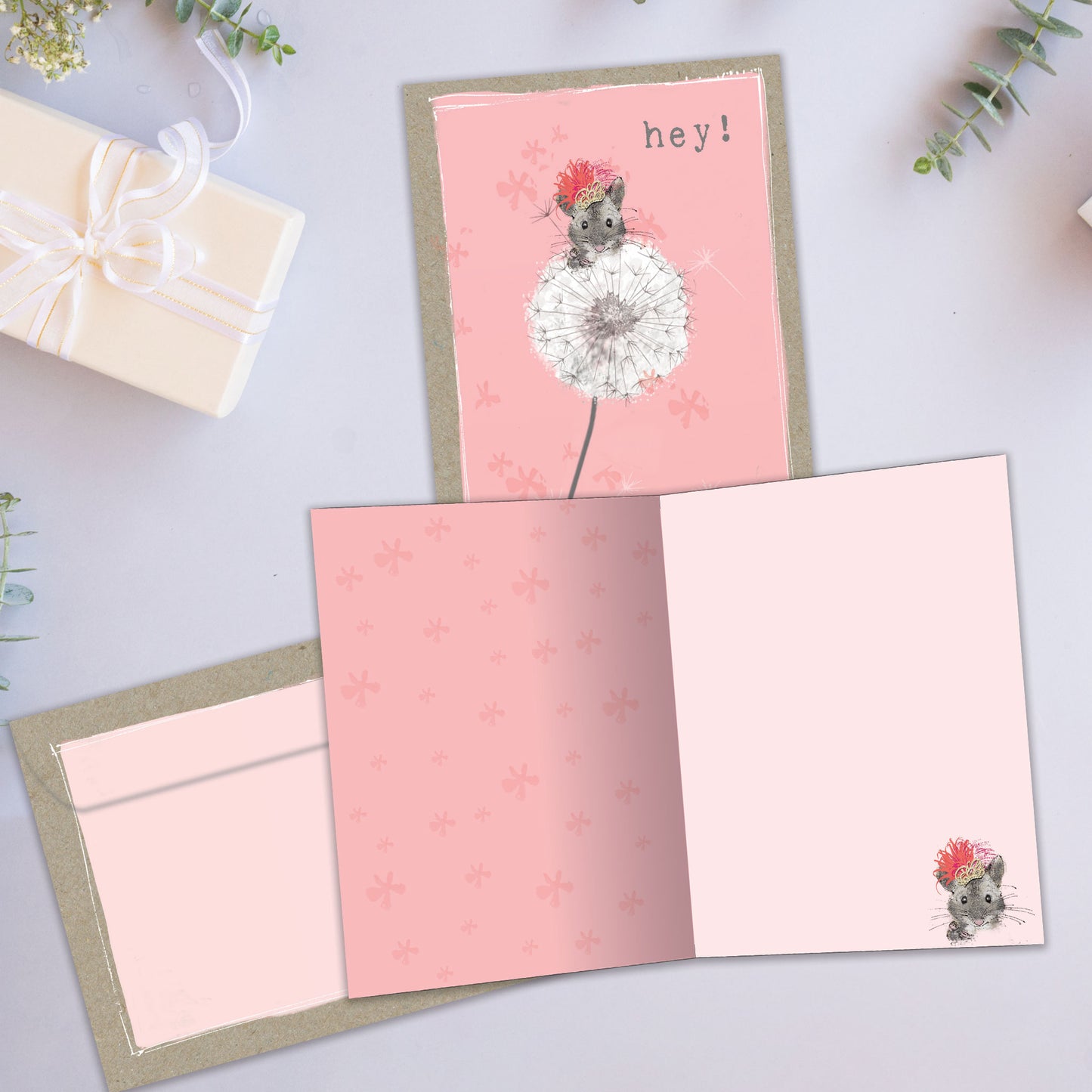 Hey Mouse Thinking of You Card