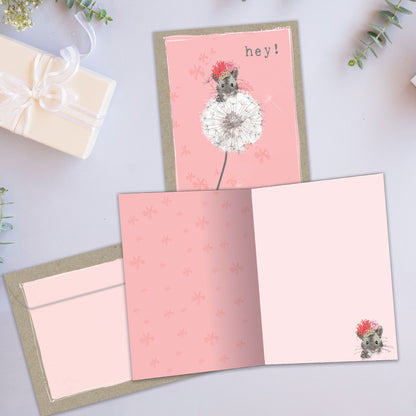 Hey Mouse Thinking of You Card