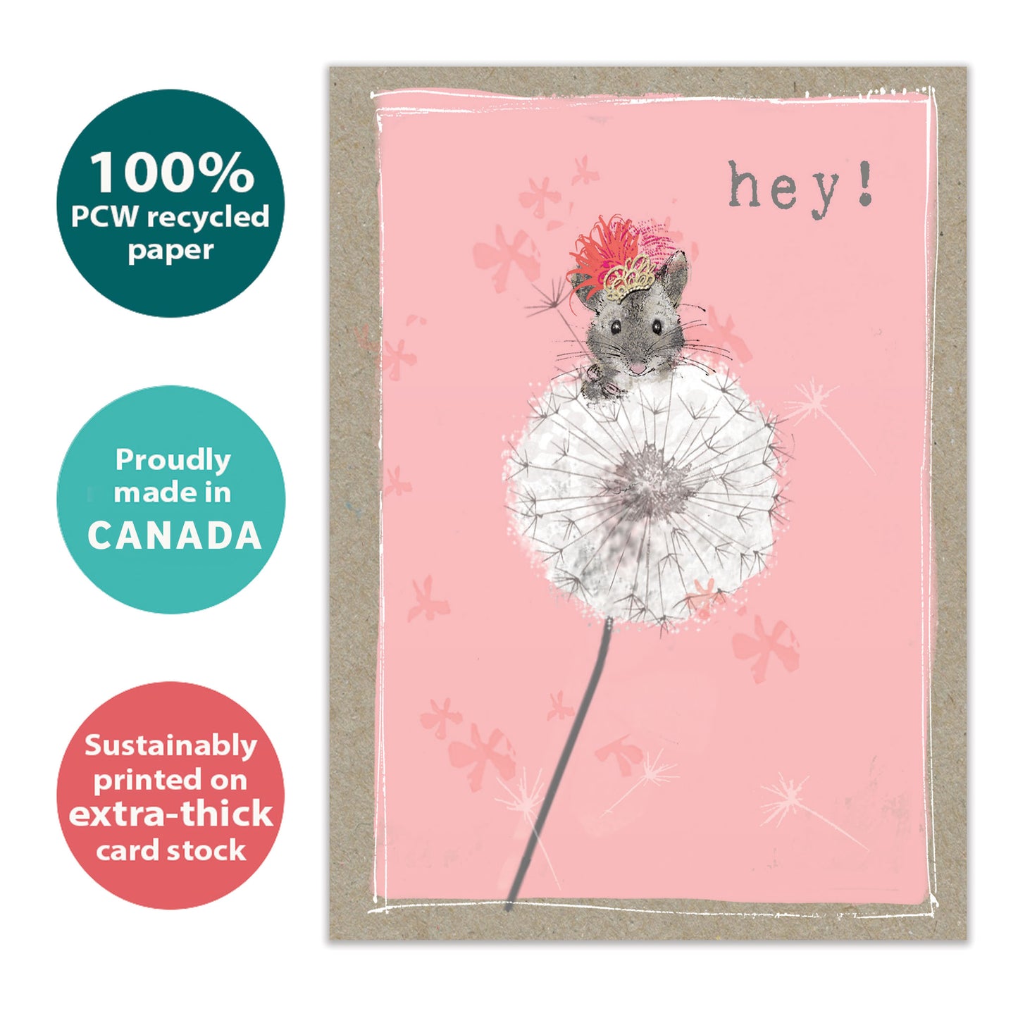 Hey Mouse Thinking of You Card