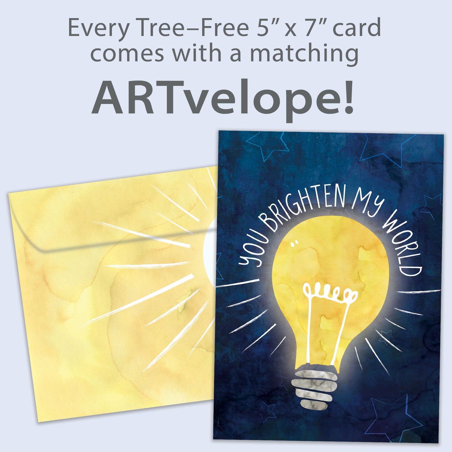 Brighten My World Friendship Card