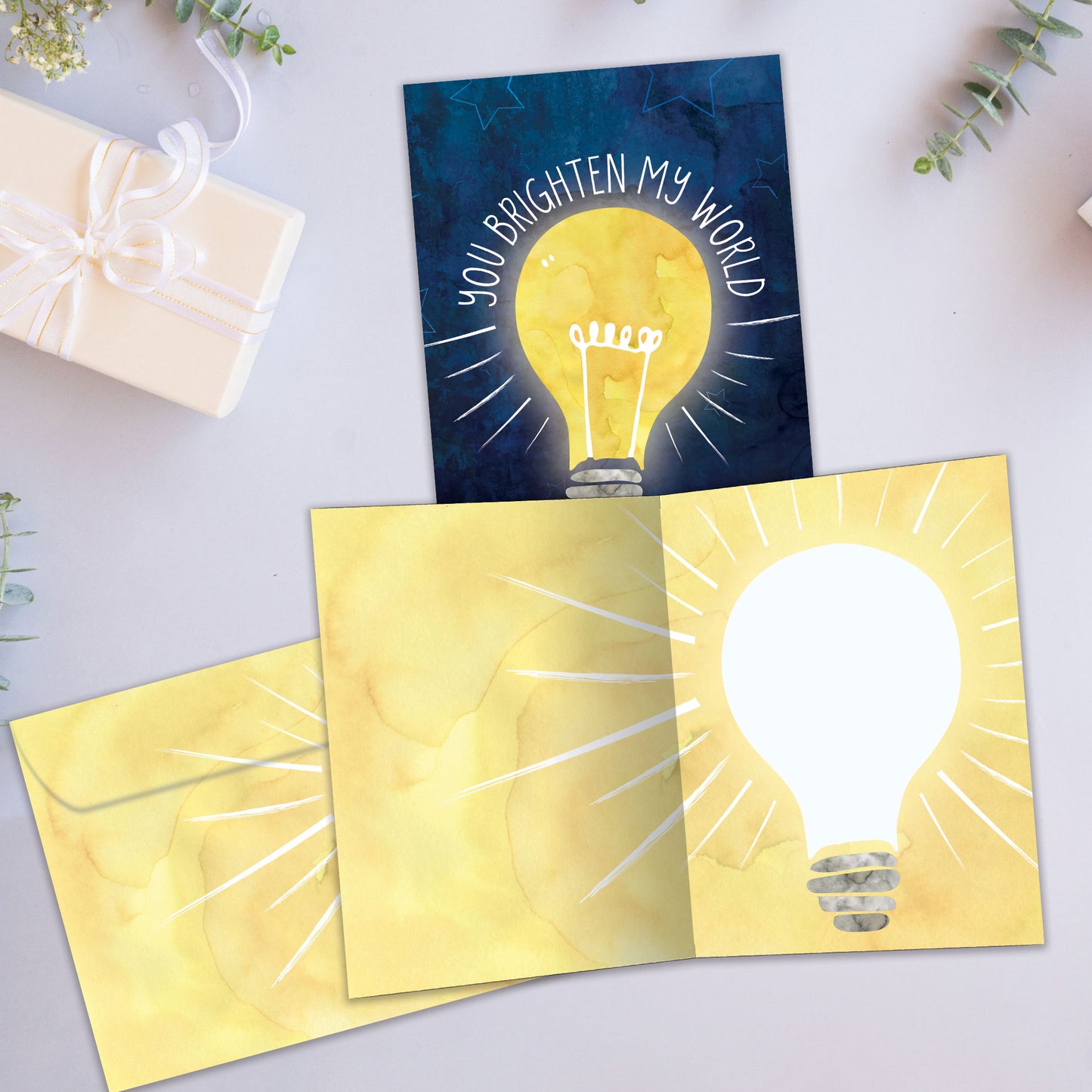 Brighten My World Friendship Card