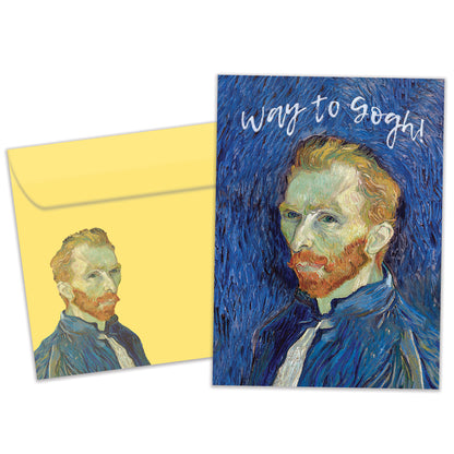 Way To Gogh Congratulations Card