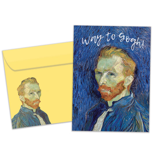 Way To Gogh Congratulations Card