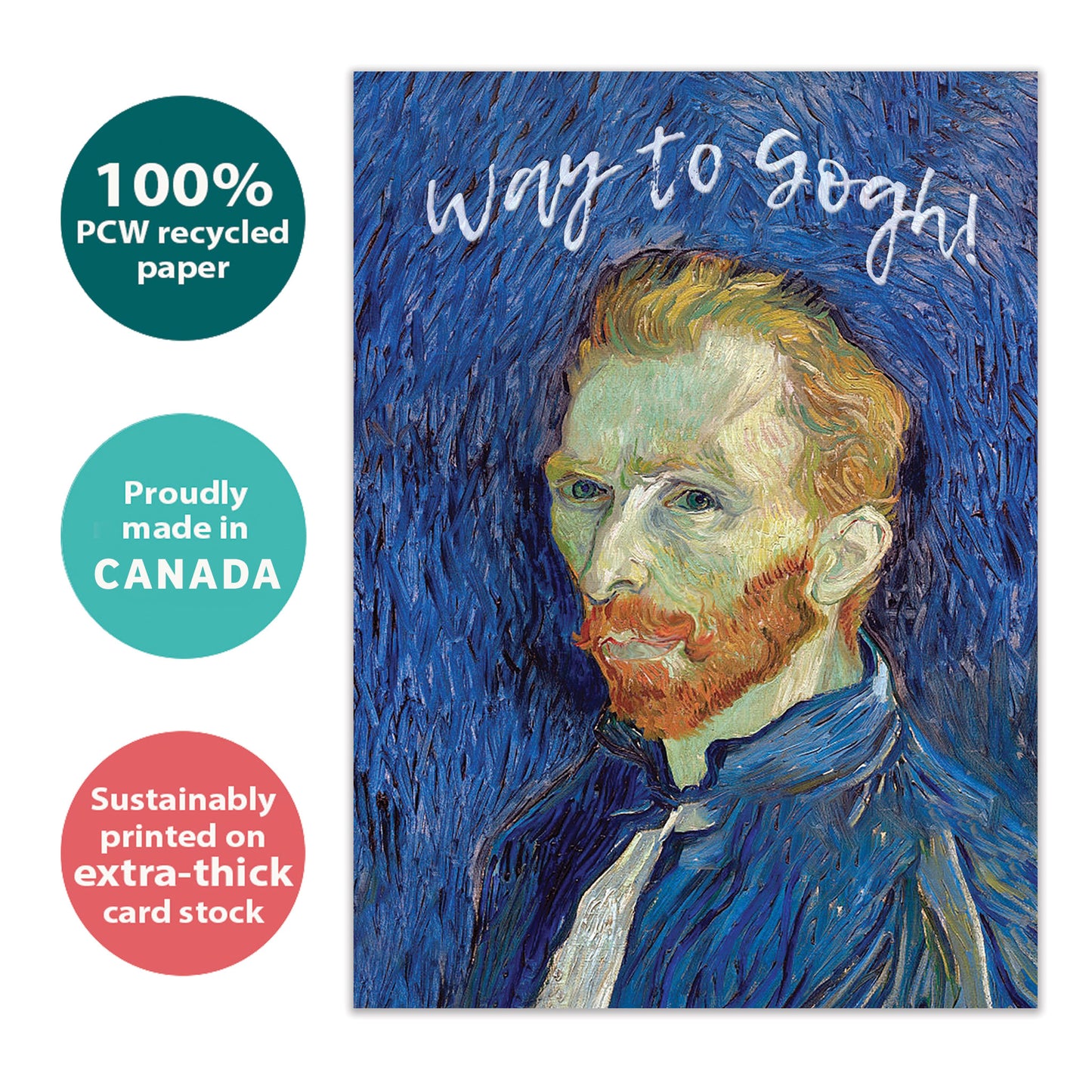 Way To Gogh Congratulations Card
