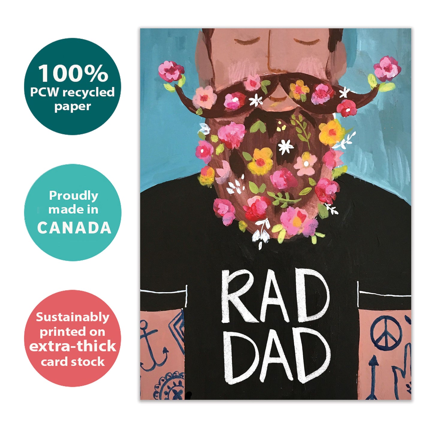 Rad Dad Father's Day Card
