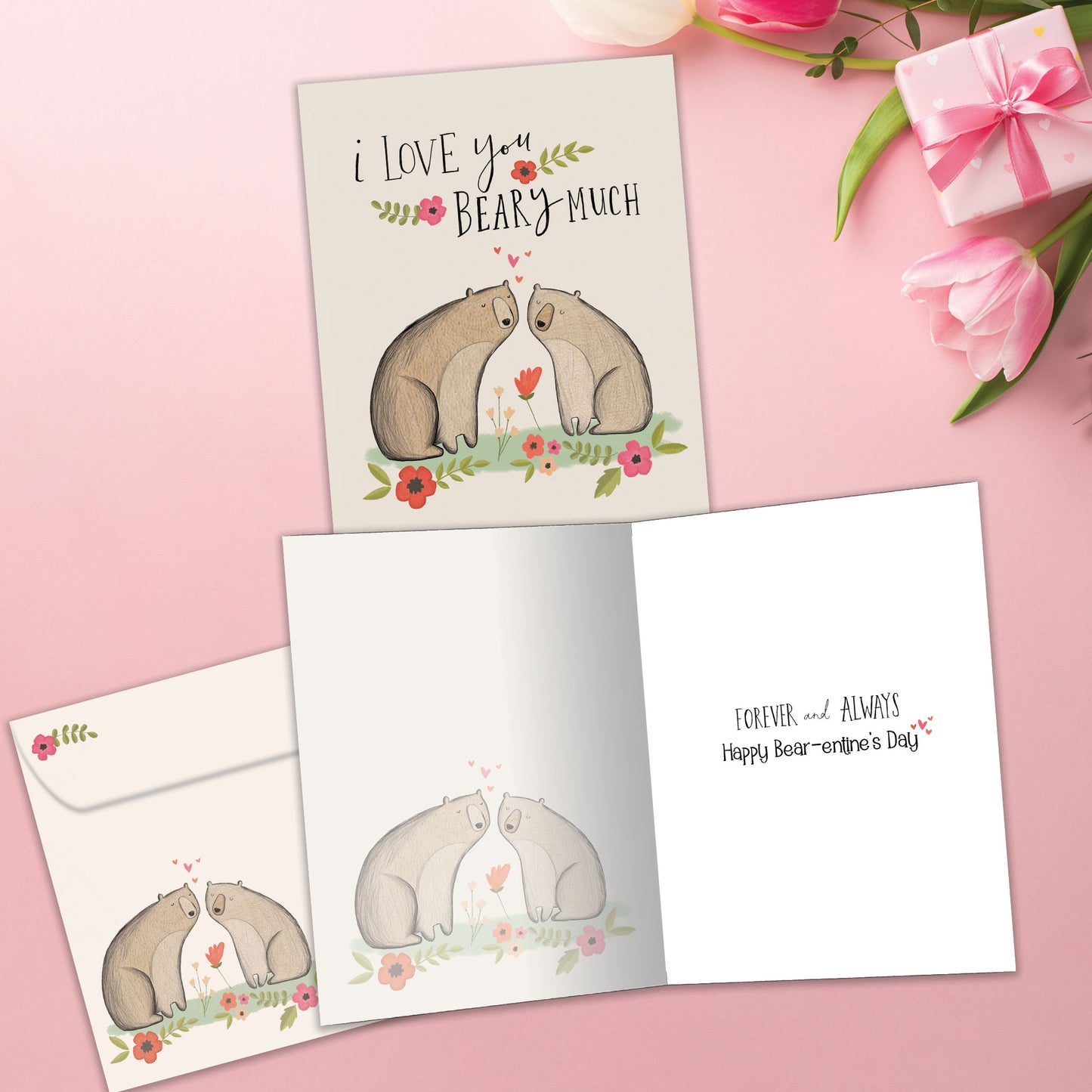 Beary Much Valentine’s Day Card