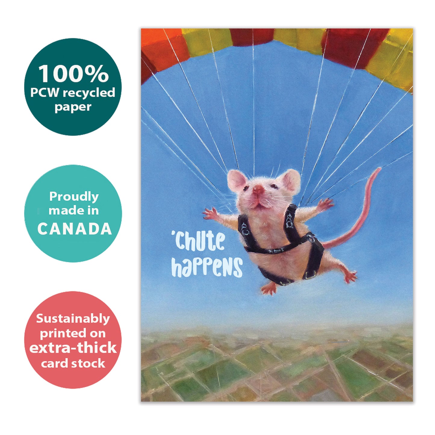Chute Happens Support Card