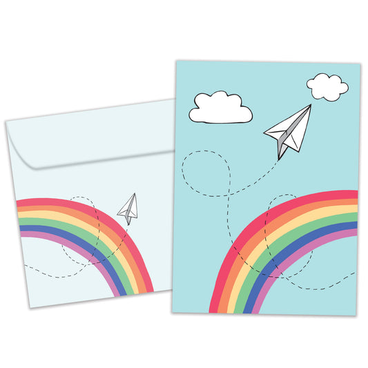 Paper Airplane Graduation Card