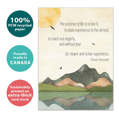 Purpose Of Life Graduation Card