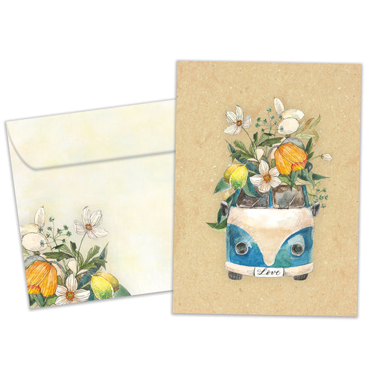 Enjoy Your Journey Wedding Card