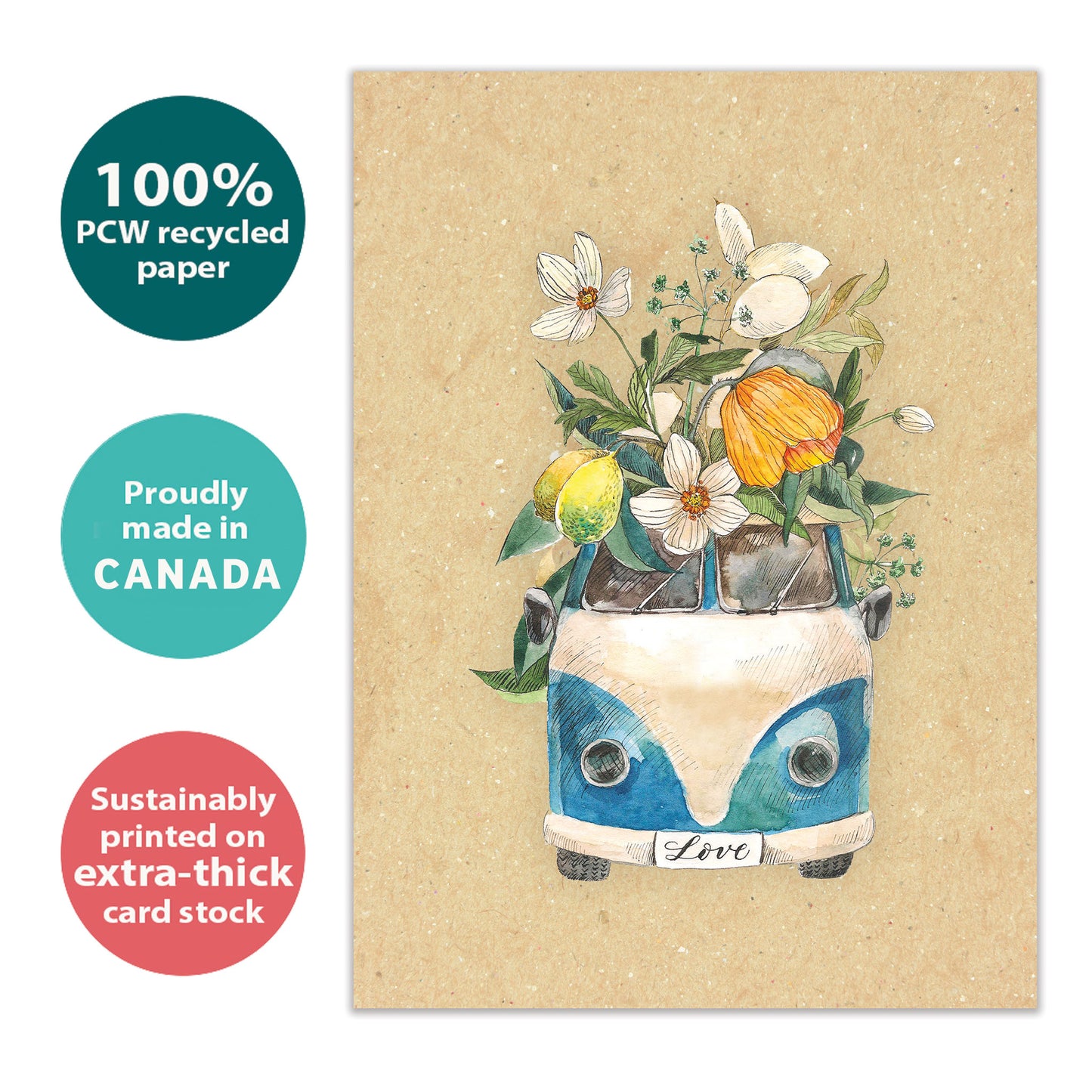 Enjoy Your Journey Wedding Card