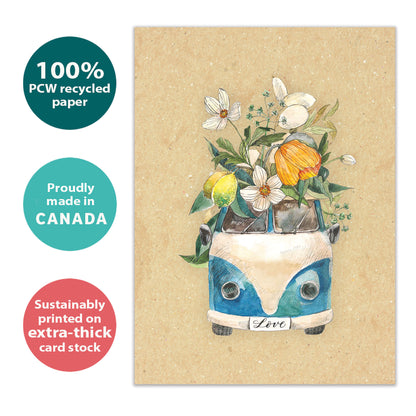 Enjoy Your Journey Wedding Card