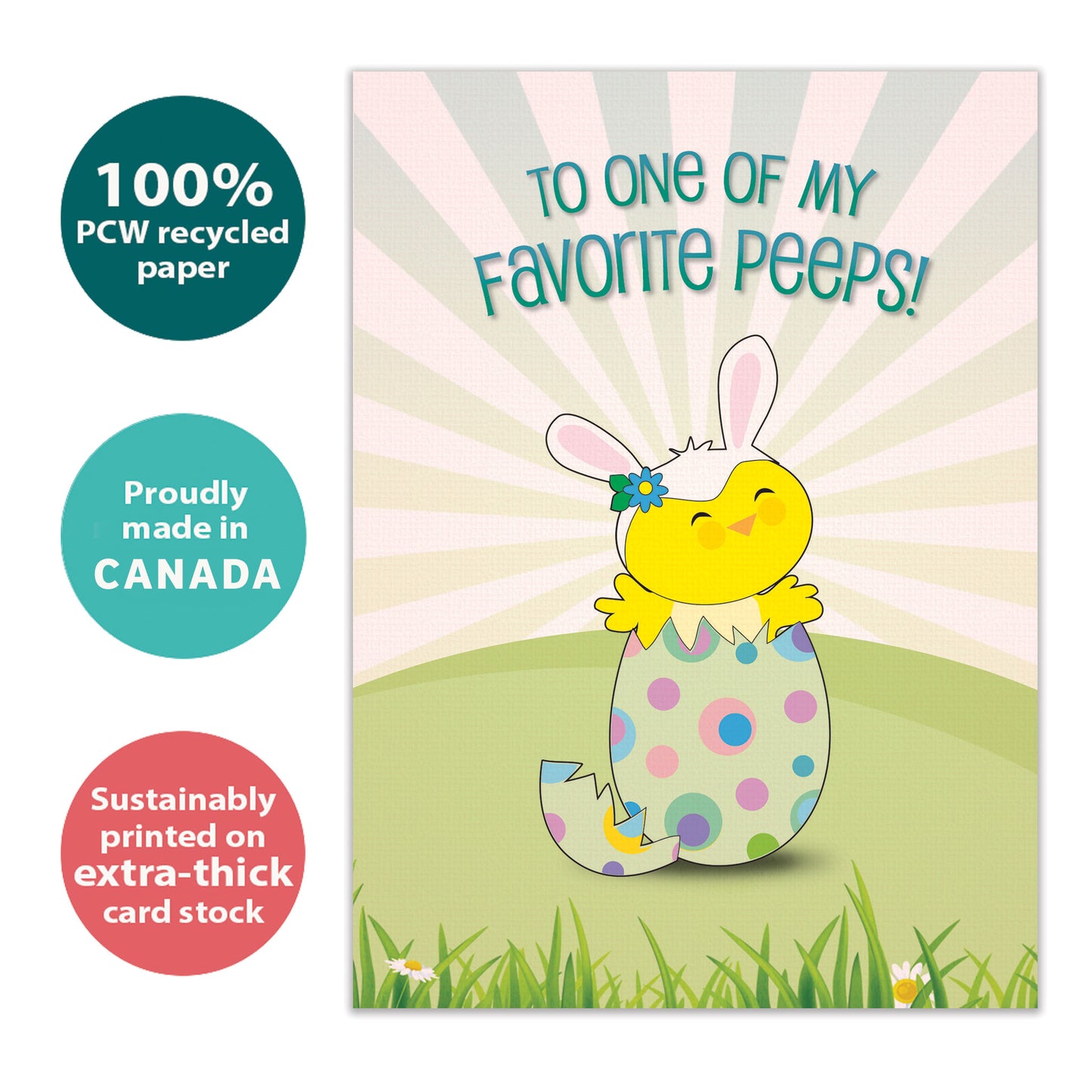 Favorite Peep Easter Card