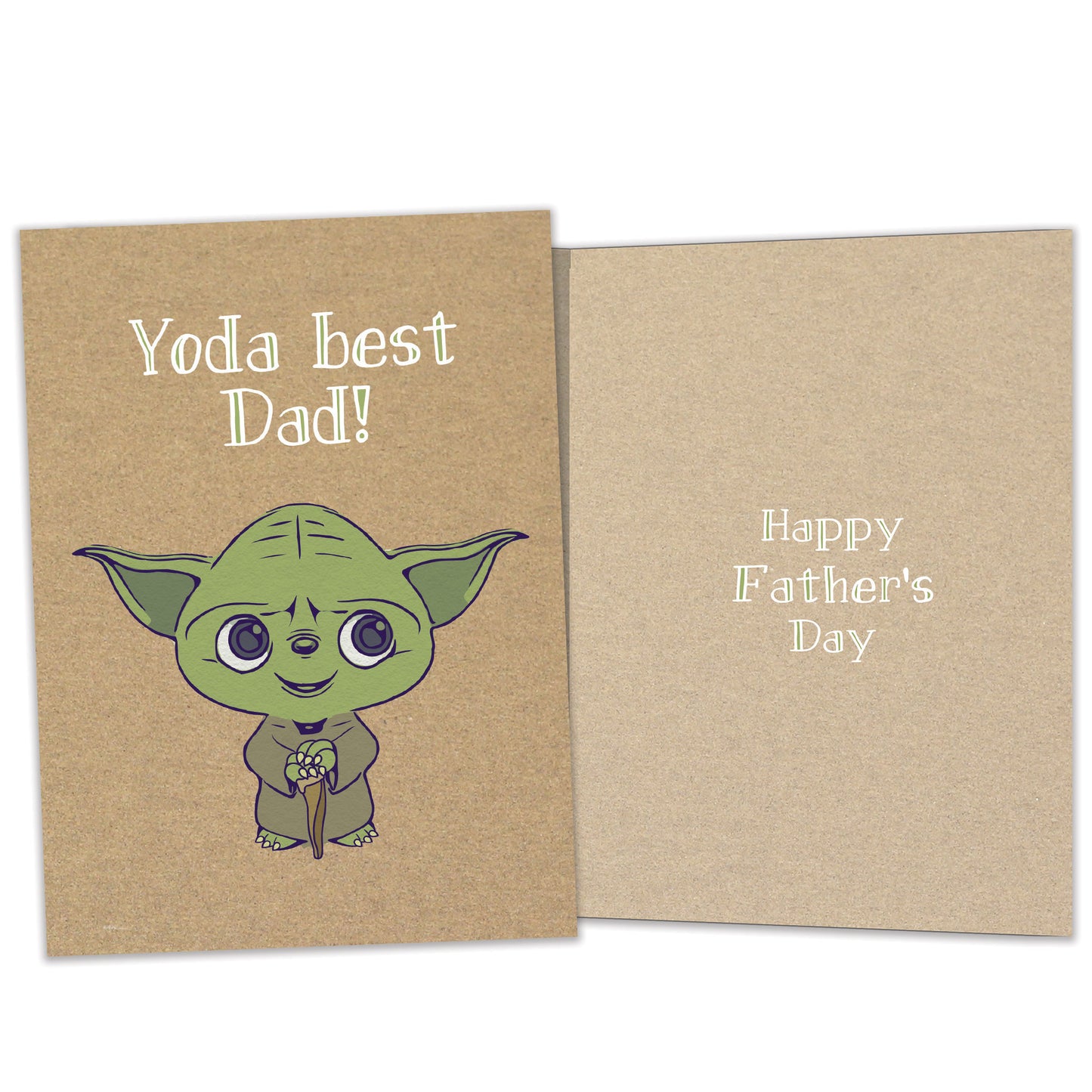 Yoda Best Dad Father's Day Card