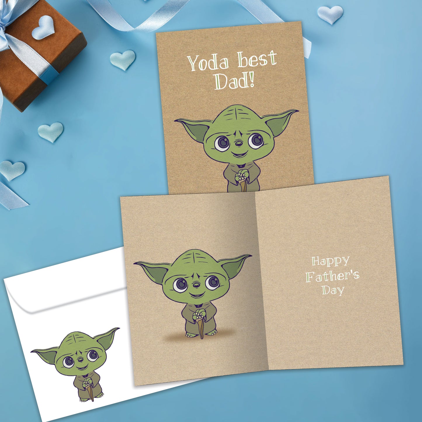Yoda Best Dad Father's Day Card