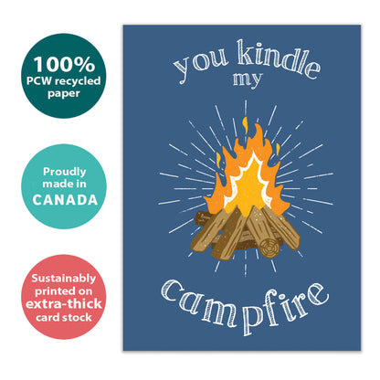 Kindle My Campfire Love Card